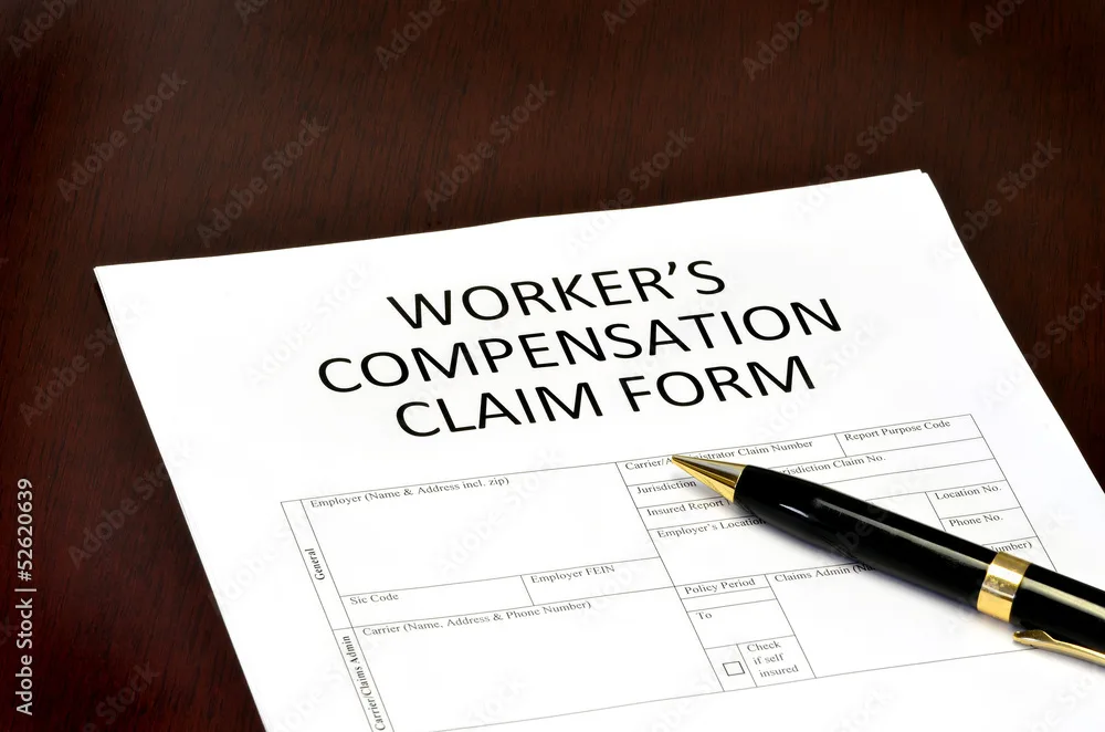 Workers' compensation claim form